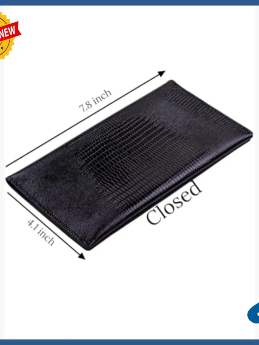 Genuine Leather Bifold Wallet Holds 4 Cards Coin Pocket Slim Travel
